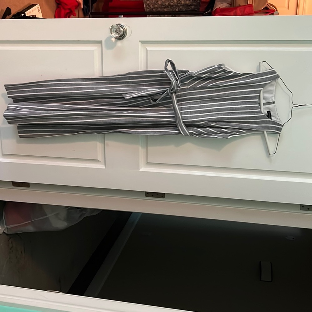 pinstriped tracksuit